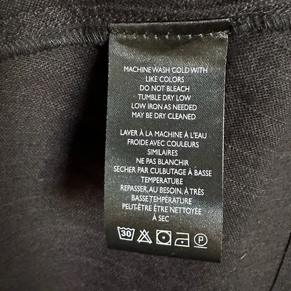 Anthropologie Midi Black Strappy Modern Pinafore Cotton Blend Apron Dress Size 8 - Picture 15 of 15